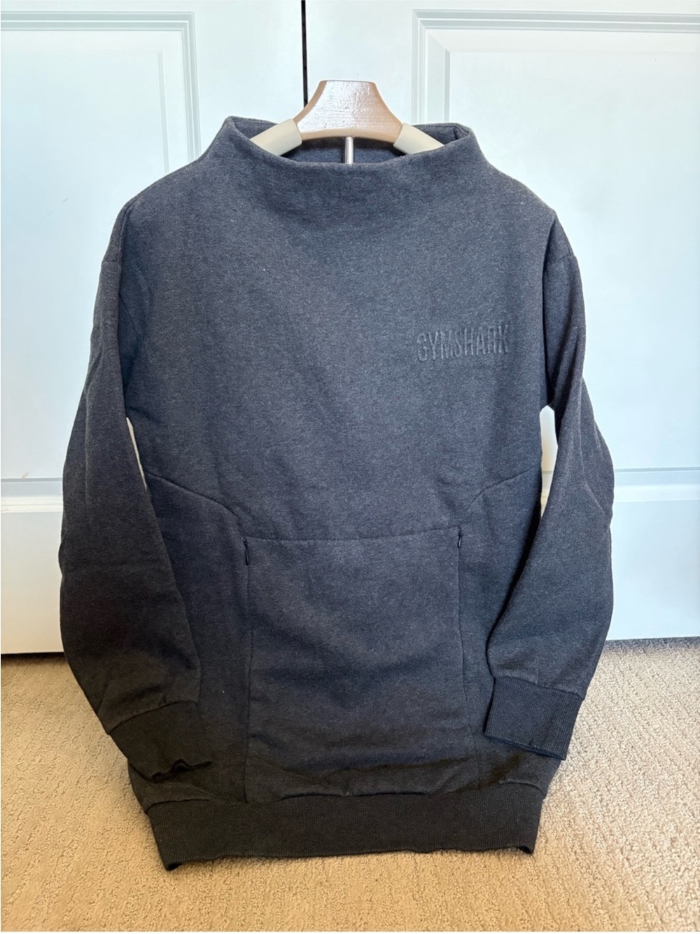 Gymshark Dark Charcoal Crewneck Sweatshirt